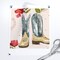 Western Boots Large Pink Floral Horse Watercolor Cowboy Custom Printed Fabric by Spoonflower Various Fabrics by the Yard or Fat Quarter